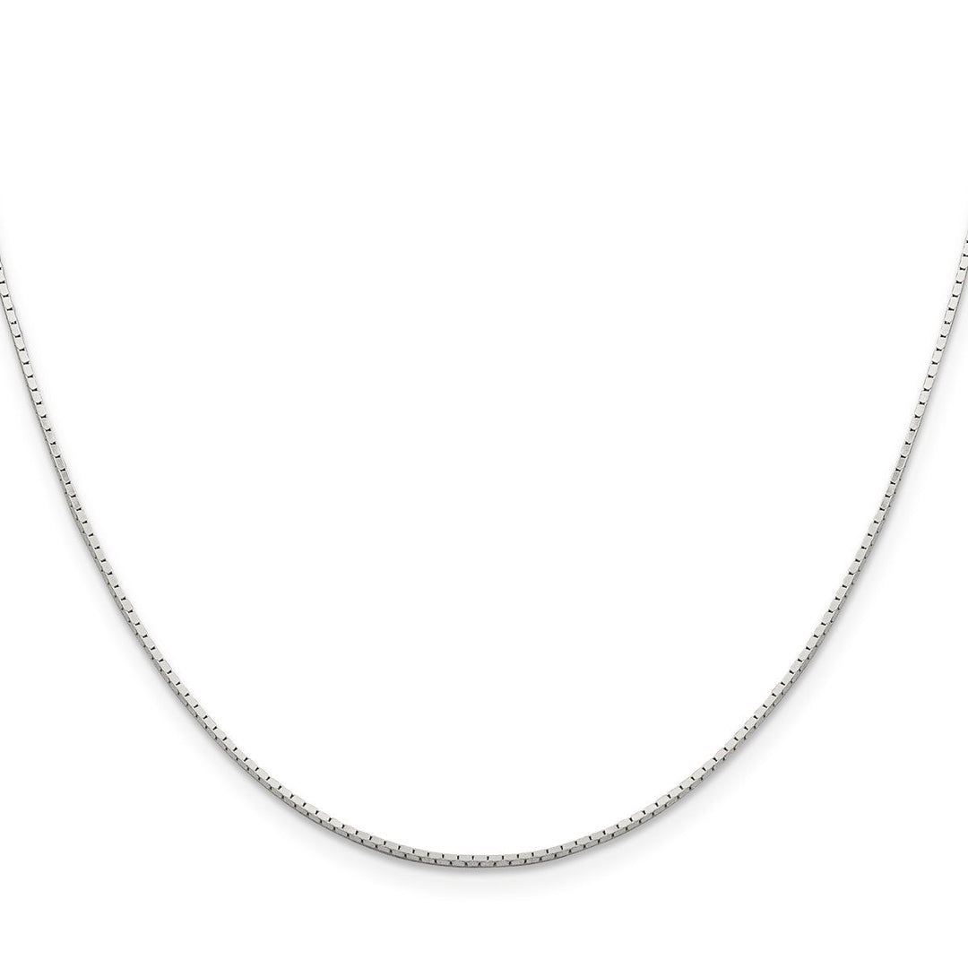 Sterling Silver 1mm Box Necklaces, 18