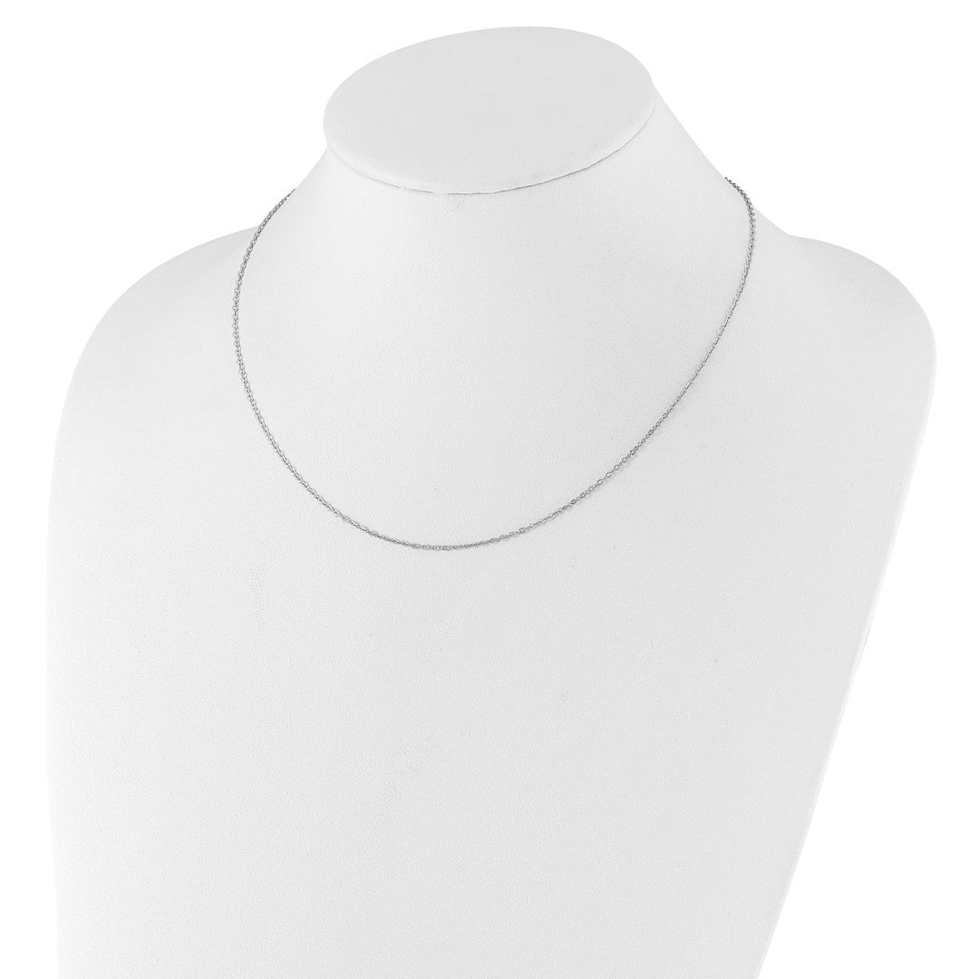 Sterling Silver 1mm Cable Chain, 16