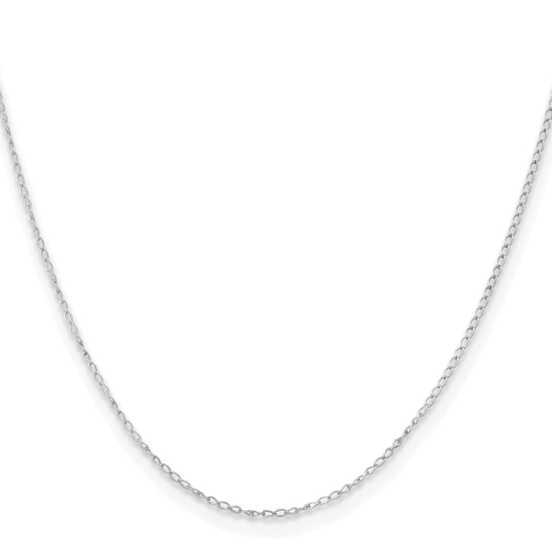 Sterling Silver 1mm Curb Chain, 16