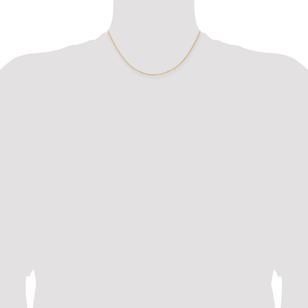 Sterling Silver 1mm Curb Chain, 16
