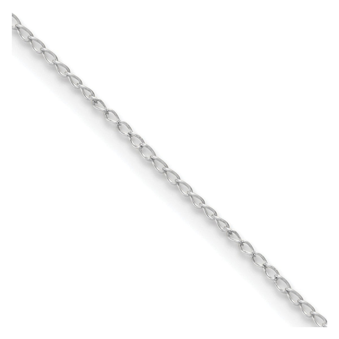 Sterling Silver 1mm Curb Chain, 16"