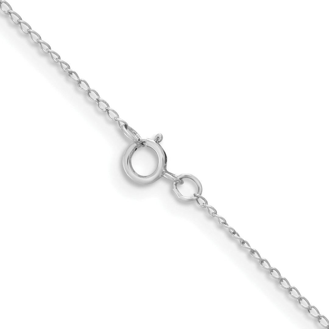 Sterling Silver 1mm Curb Chain, 16