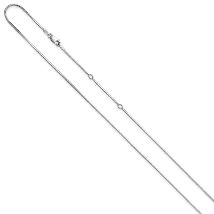 Sterling Silver 1mm Snake Chain, 16" - Chain - Design Jewellers Edmonton