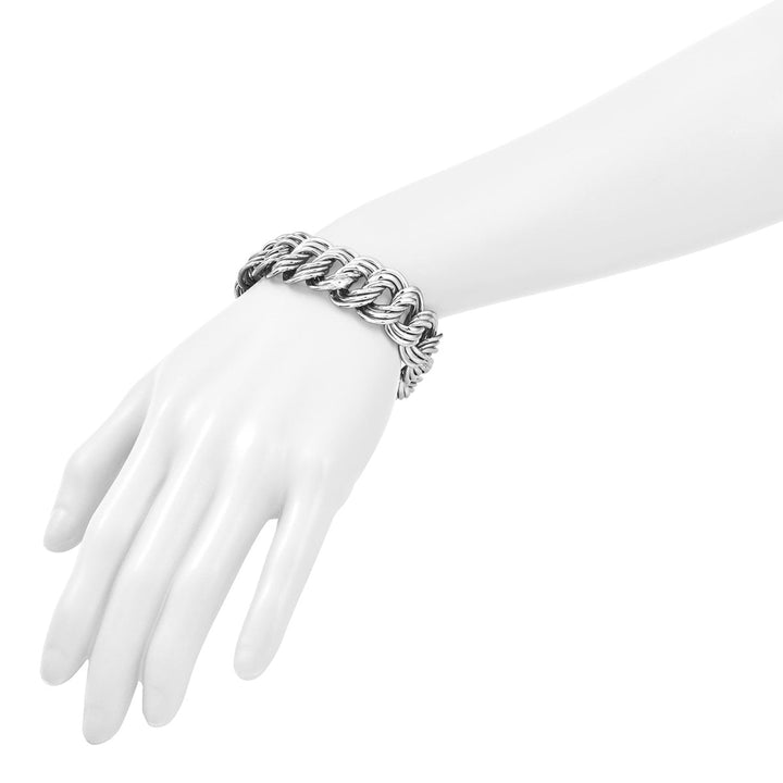 Sterling Silver 20mm Link, Other Bracelet, 7.5" - Bracelet - Design Jewellers Edmonton