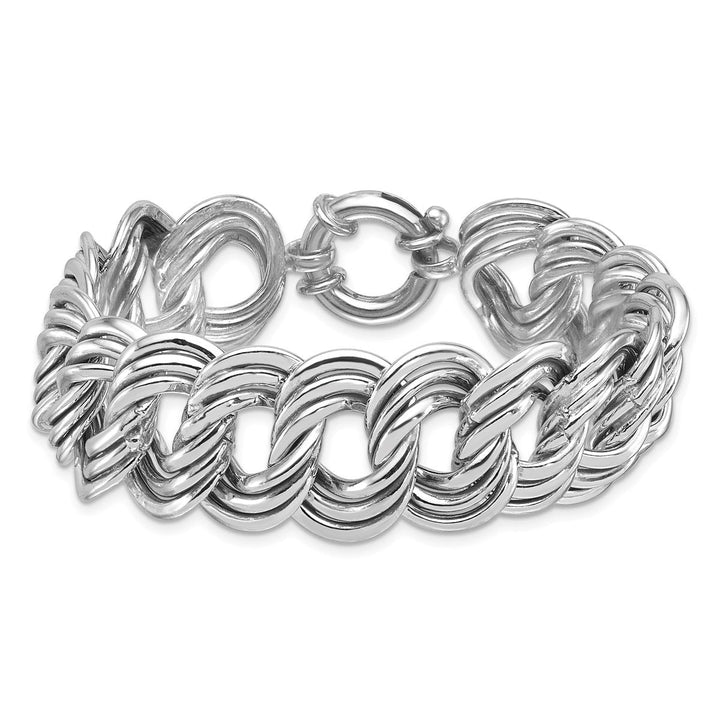 Sterling Silver 20mm Link, Other Bracelet, 7.5" - Bracelet - Design Jewellers Edmonton