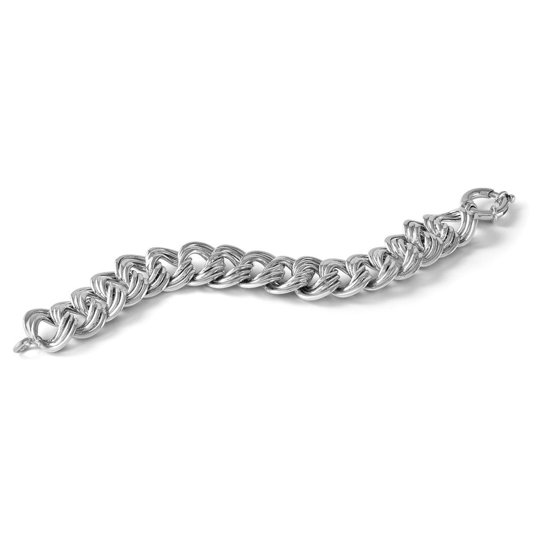 Sterling Silver 20mm Link, Other Bracelet, 7.5