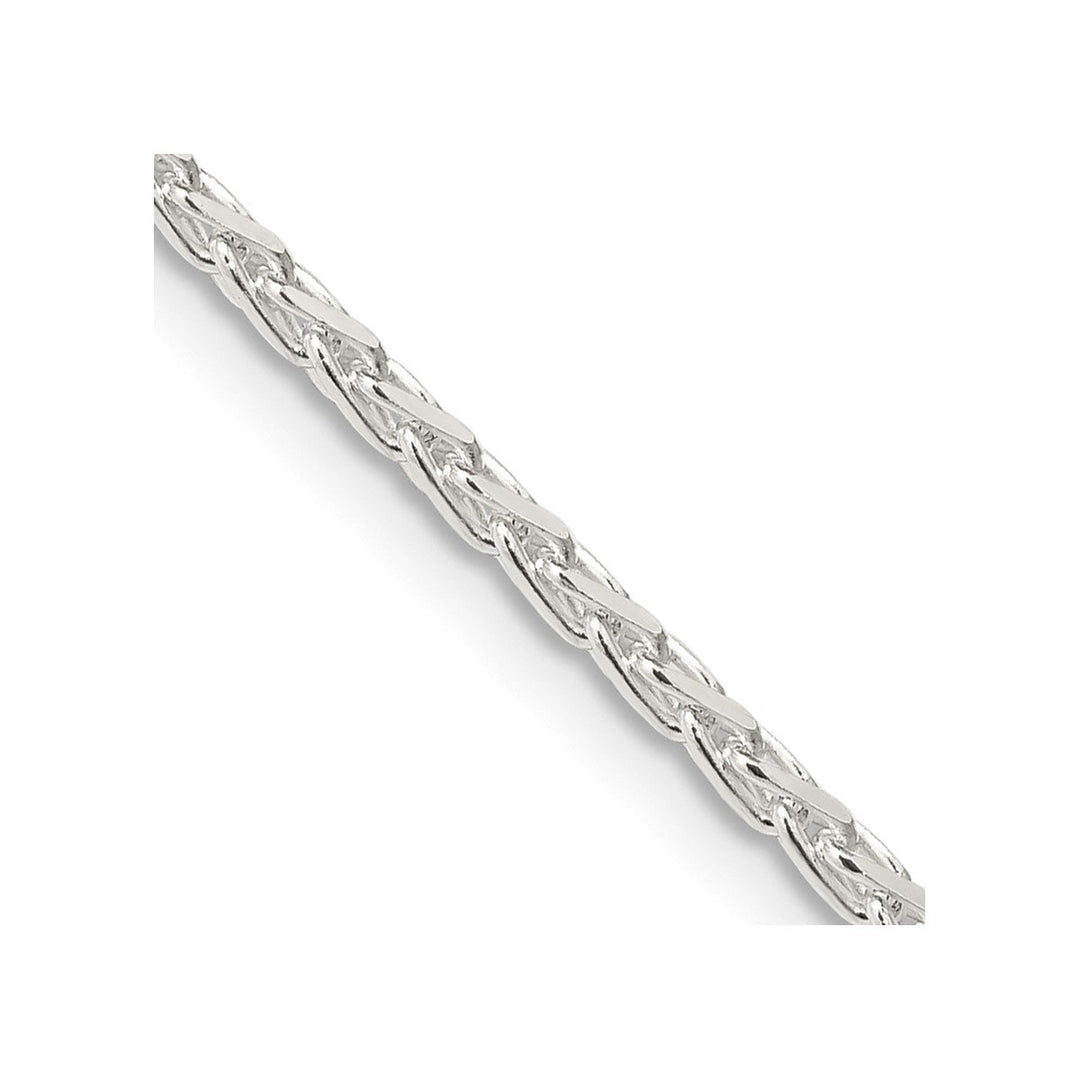 Sterling Silver 2.15mm Spiga (Wheat) Necklaces, 20"