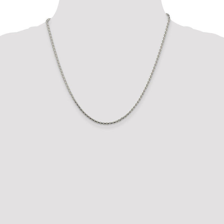 Sterling Silver 2.15mm Spiga (Wheat) Necklaces, 20" - Necklace - Design Jewellers Edmonton