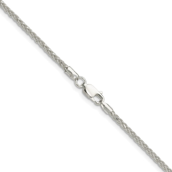 Sterling Silver 2.1mm Spiga (Wheat) Necklaces, 16" - Necklace - Design Jewellers Edmonton