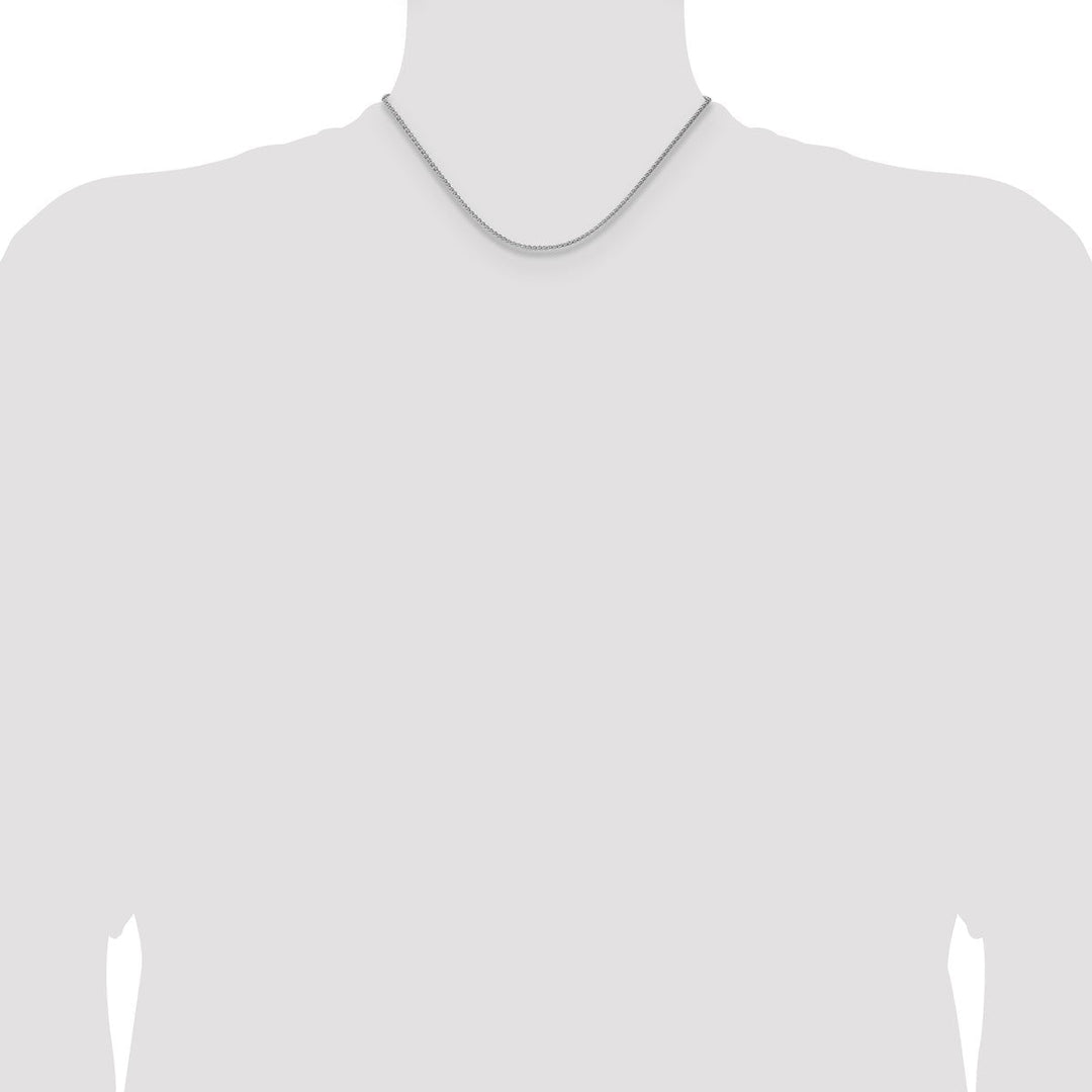 Sterling Silver 2.1mm Spiga (Wheat) Necklaces, 16
