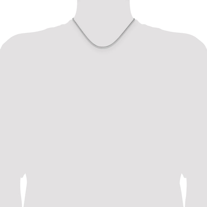 Sterling Silver 2.1mm Spiga (Wheat) Necklaces, 16" - Necklace - Design Jewellers Edmonton