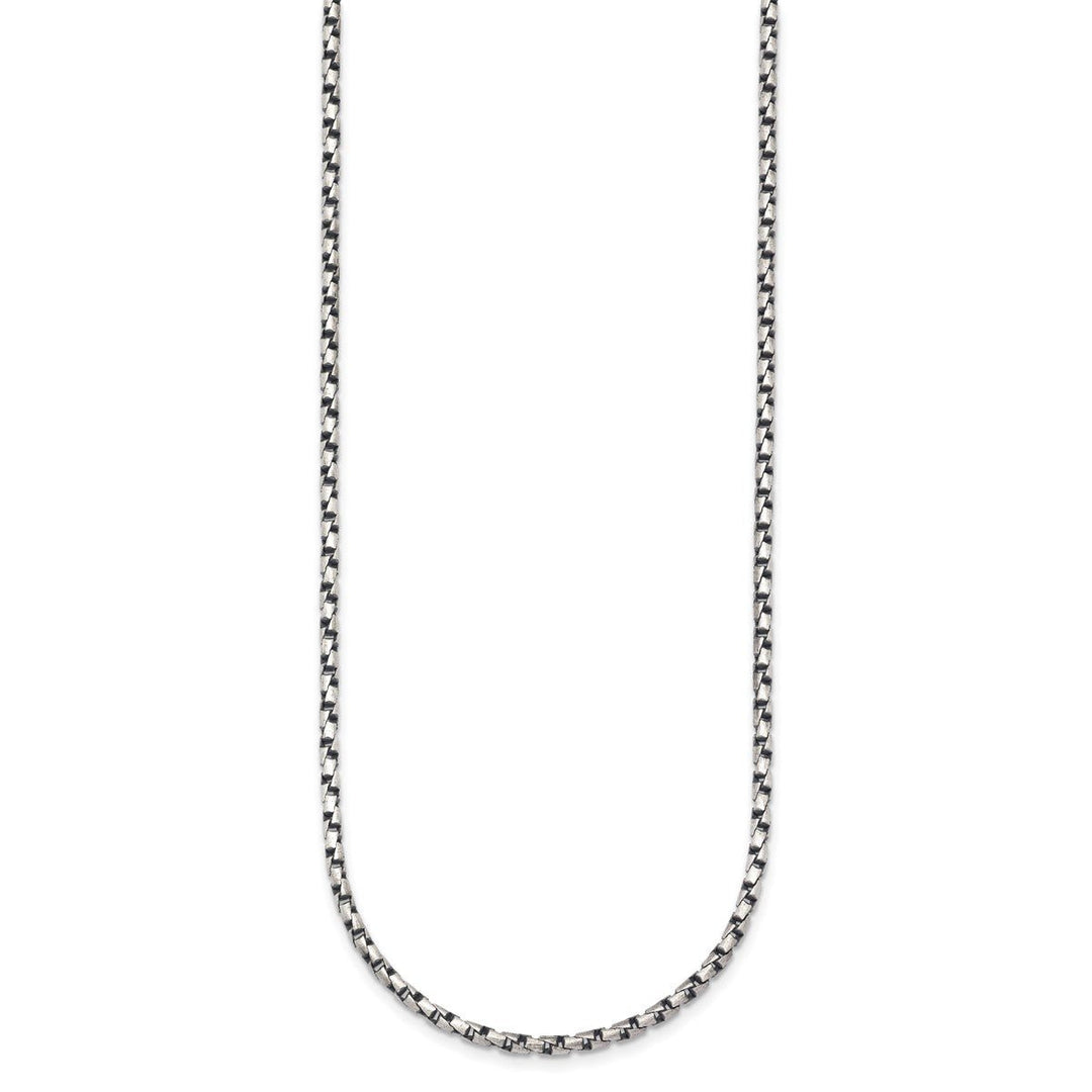 Sterling Silver 2.5mm Box Chain, 20