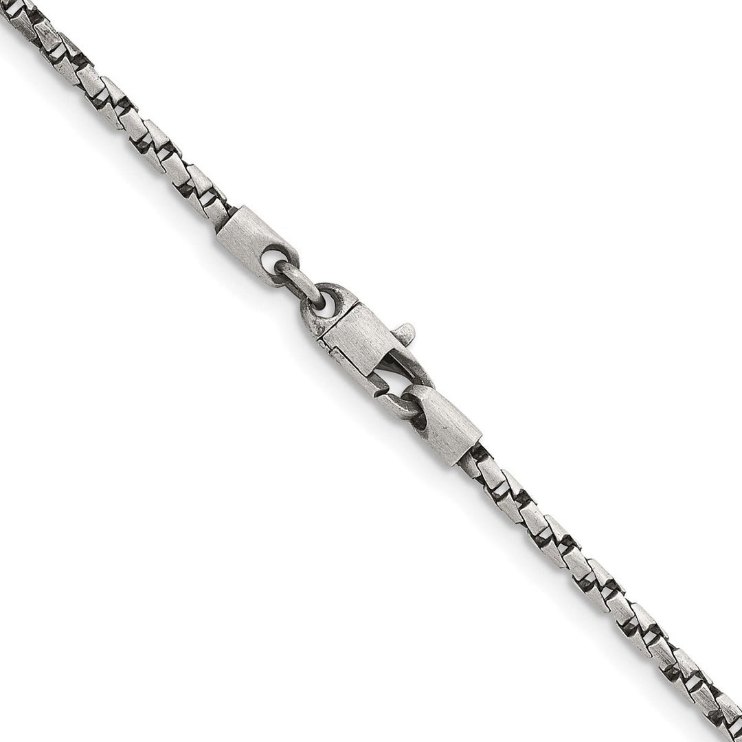 Sterling Silver 2.5mm Box Chain, 20