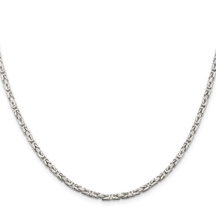 Sterling Silver 2.5mm Byzantine Necklaces, 16" - Necklace - Design Jewellers Edmonton