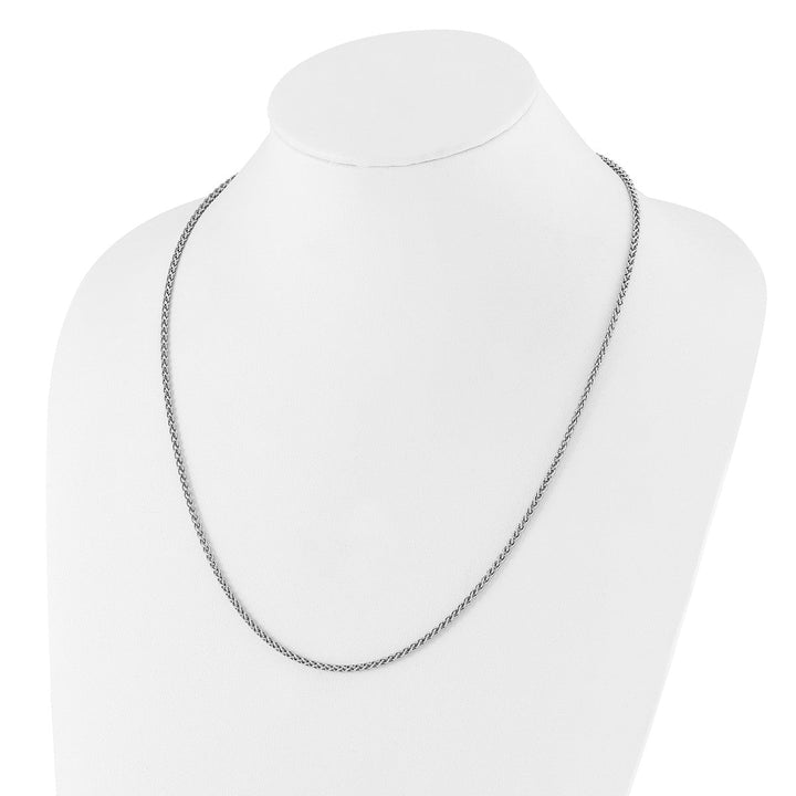 Sterling Silver 2.5mm Spiga (Wheat) Chain, 22" - Chain - Design Jewellers Edmonton