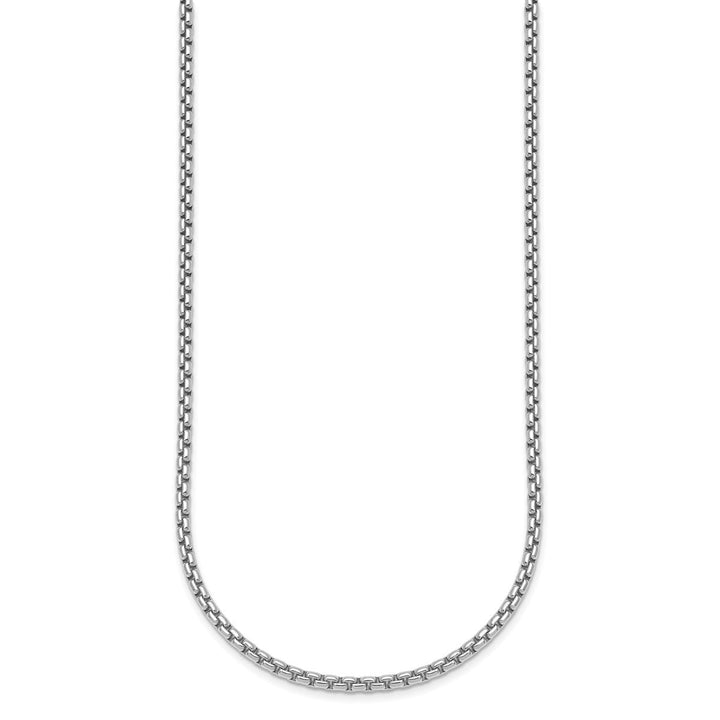 Sterling Silver 2.7mm Box Chain, 18" - Chain - Design Jewellers Edmonton
