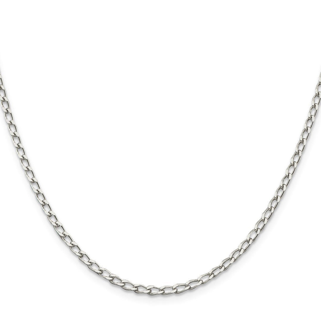 Sterling Silver 2.8mm Open Link Necklaces, 18