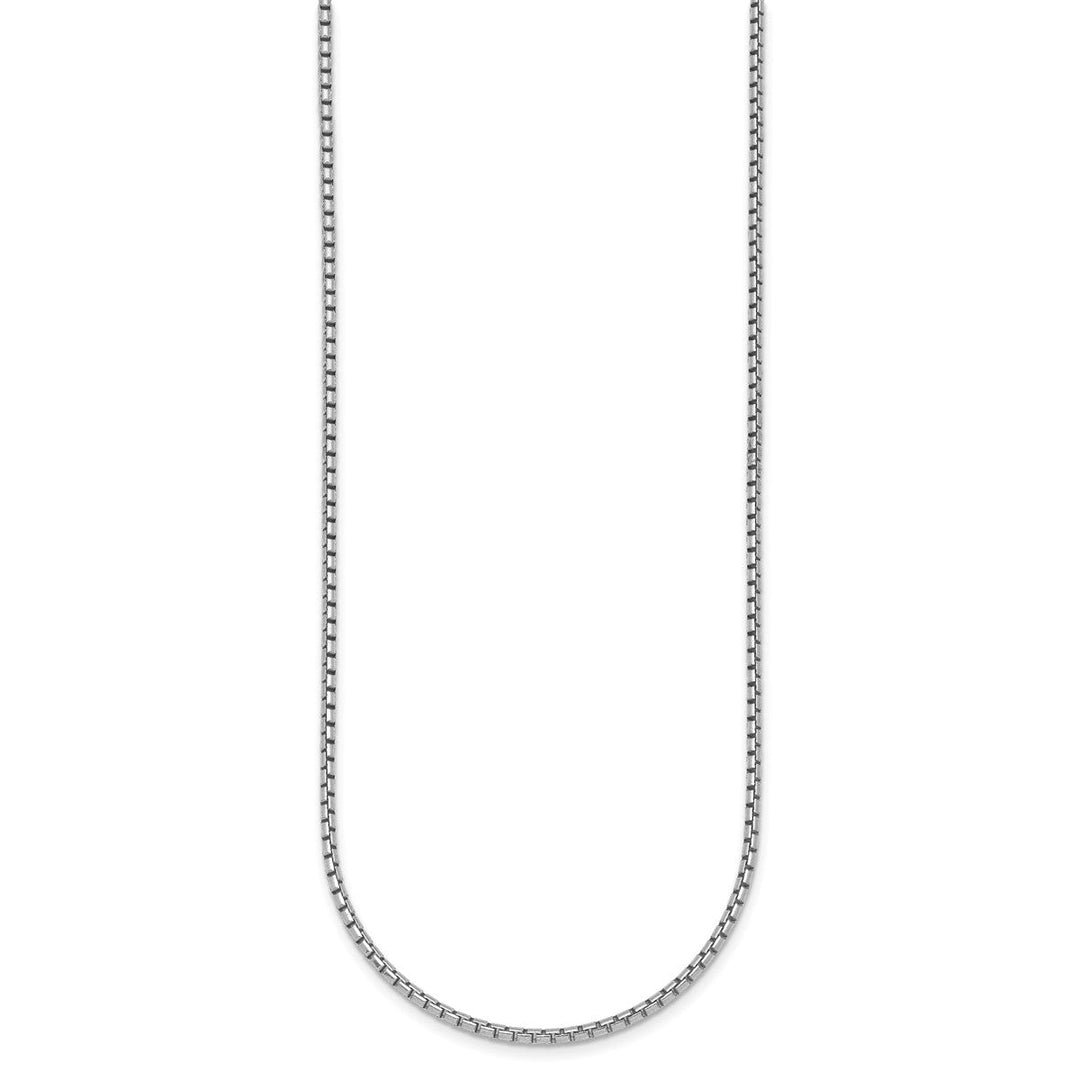 Sterling Silver 2mm Box Chain, 20