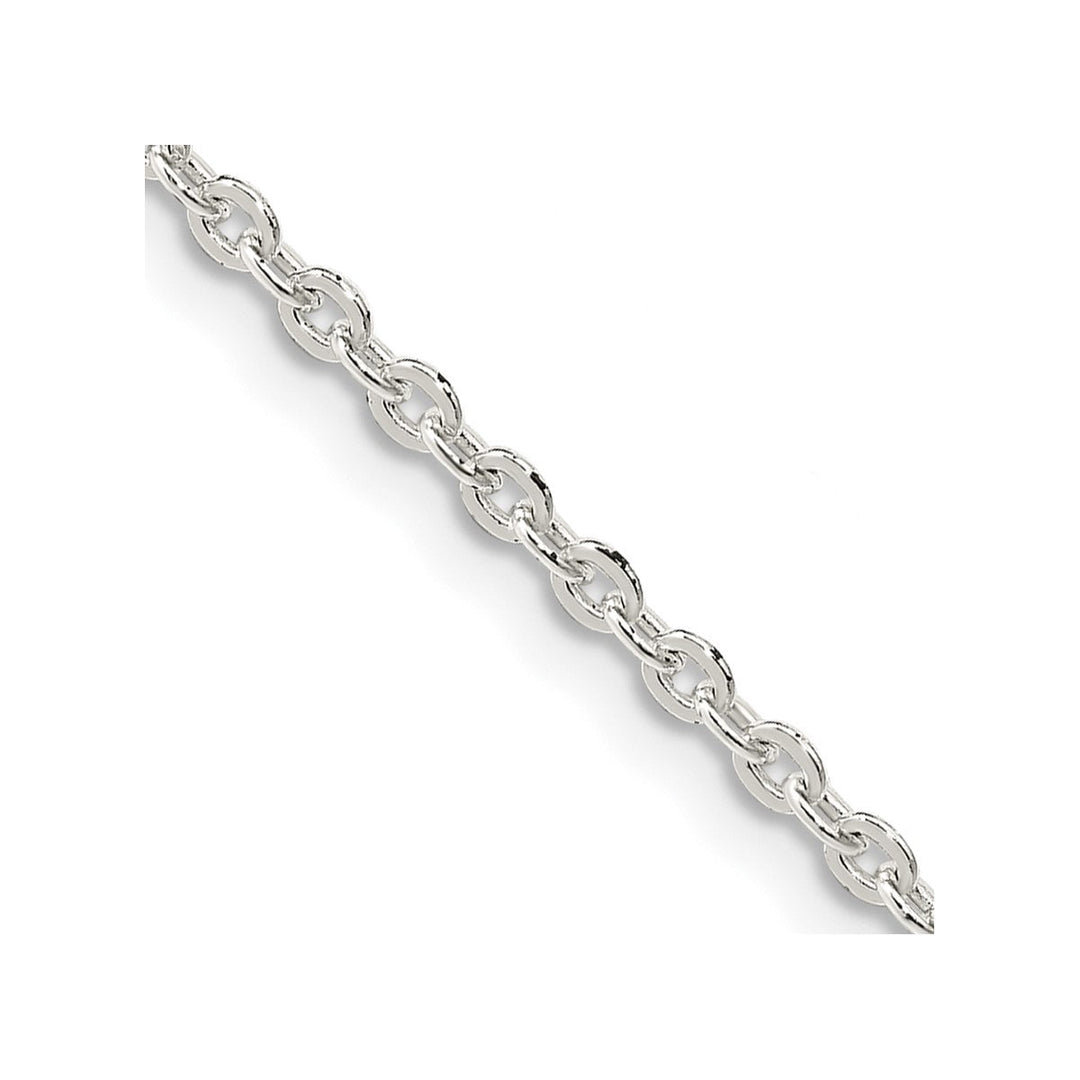 Sterling Silver 2mm Cable Necklaces, 18"