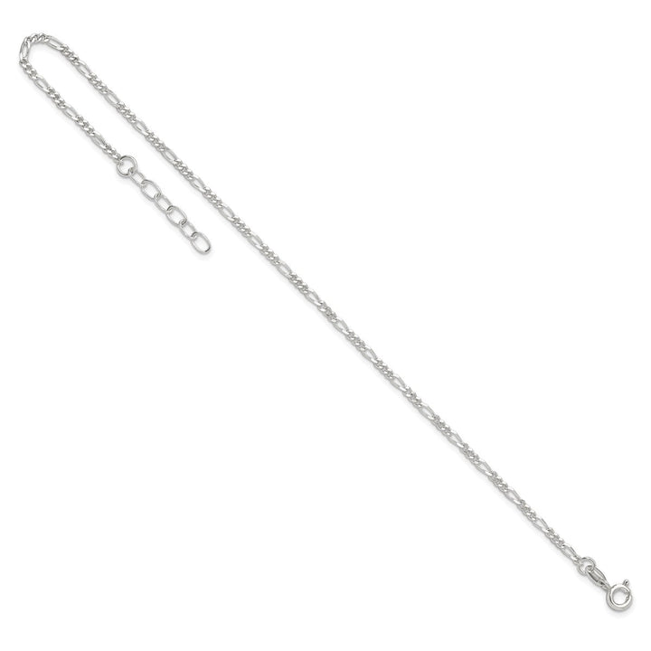 Sterling Silver 2mm Figaro Anklets, 9" - Anklet - Design Jewellers Edmonton