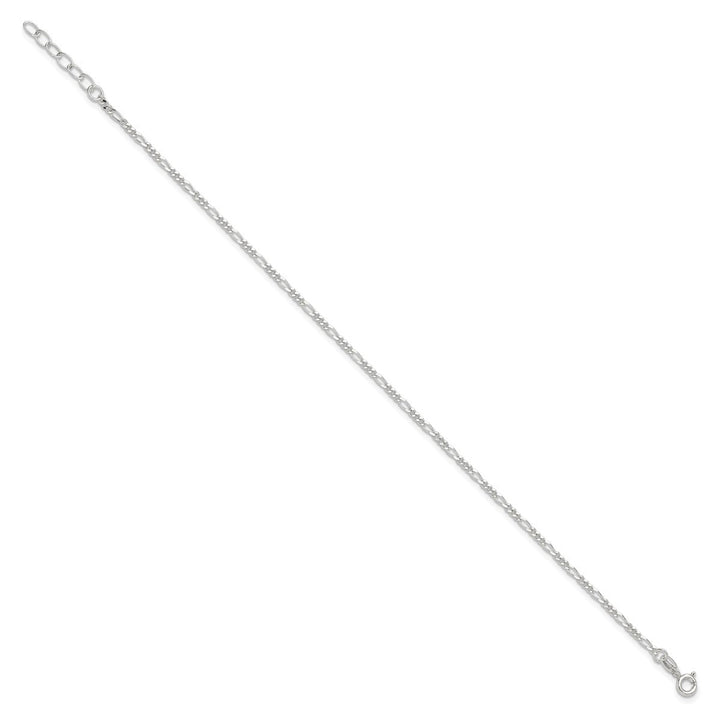 Sterling Silver 2mm Figaro Anklets, 9" - Anklet - Design Jewellers Edmonton