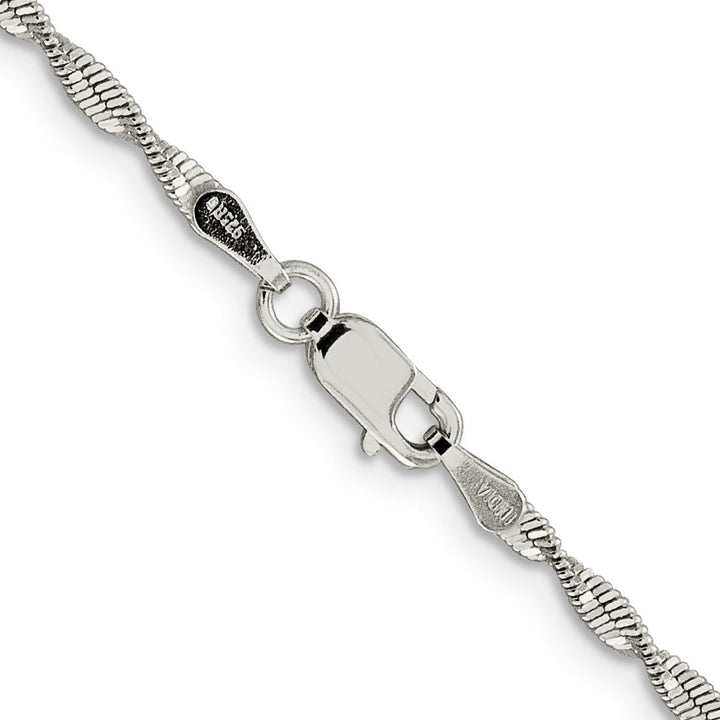 Sterling Silver 2mm Herringbone Necklaces, 18" - Necklace - Design Jewellers Edmonton