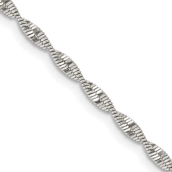 Sterling Silver 2mm Herringbone Necklaces, 18" - Necklace - Design Jewellers Edmonton