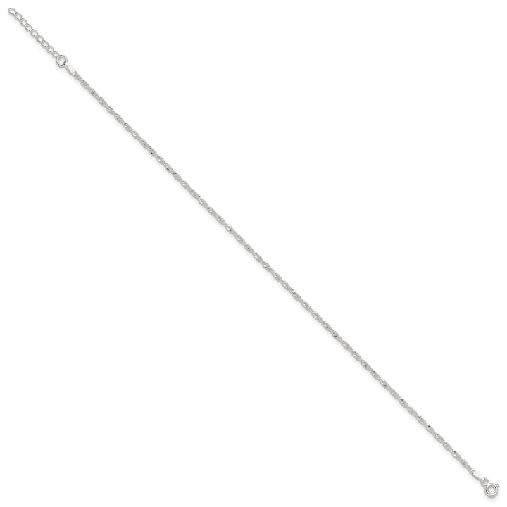 Sterling Silver 2mm Other Chains Anklet, 9" - Anklet - Design Jewellers Edmonton