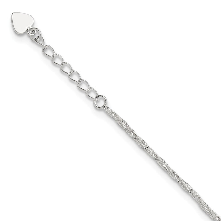 Sterling Silver 2mm Other Chains Anklet, 9" - Anklet - Design Jewellers Edmonton