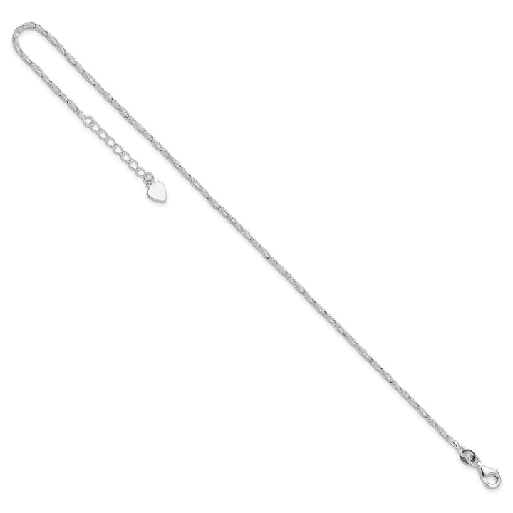 Sterling Silver 2mm Other Chains Anklet, 9" - Anklet - Design Jewellers Edmonton