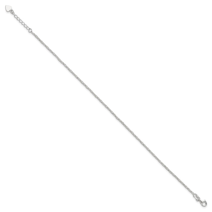 Sterling Silver 2mm Other Chains Anklet, 9" - Anklet - Design Jewellers Edmonton