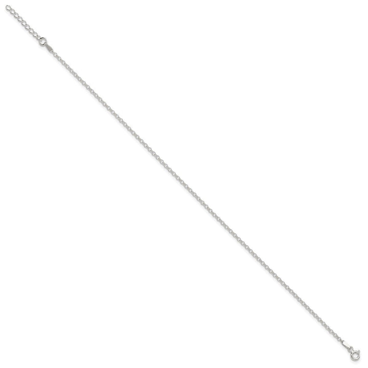 Sterling Silver 2mm Rolo Anklet, 9" - Anklet - Design Jewellers Edmonton