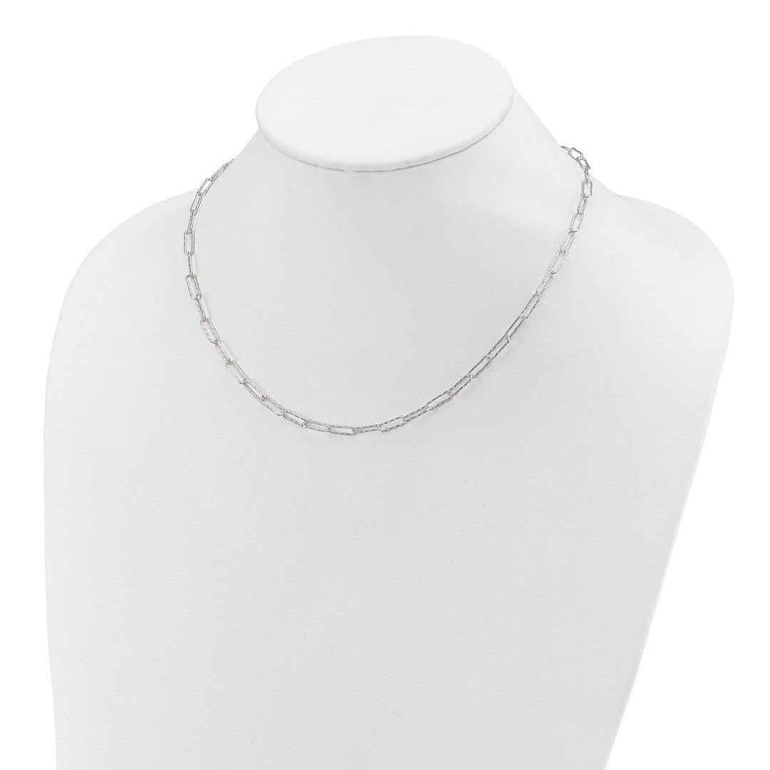 Sterling Silver 3.06mm Fancy Necklace, 16.75