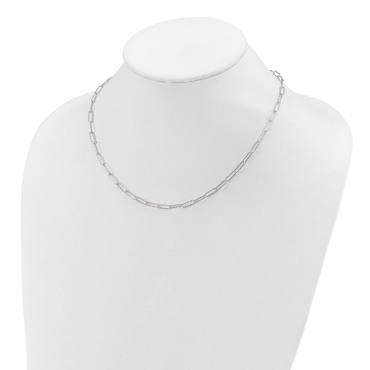 Sterling Silver 3.06mm Fancy Necklace, 16.75" - Necklace - Design Jewellers Edmonton