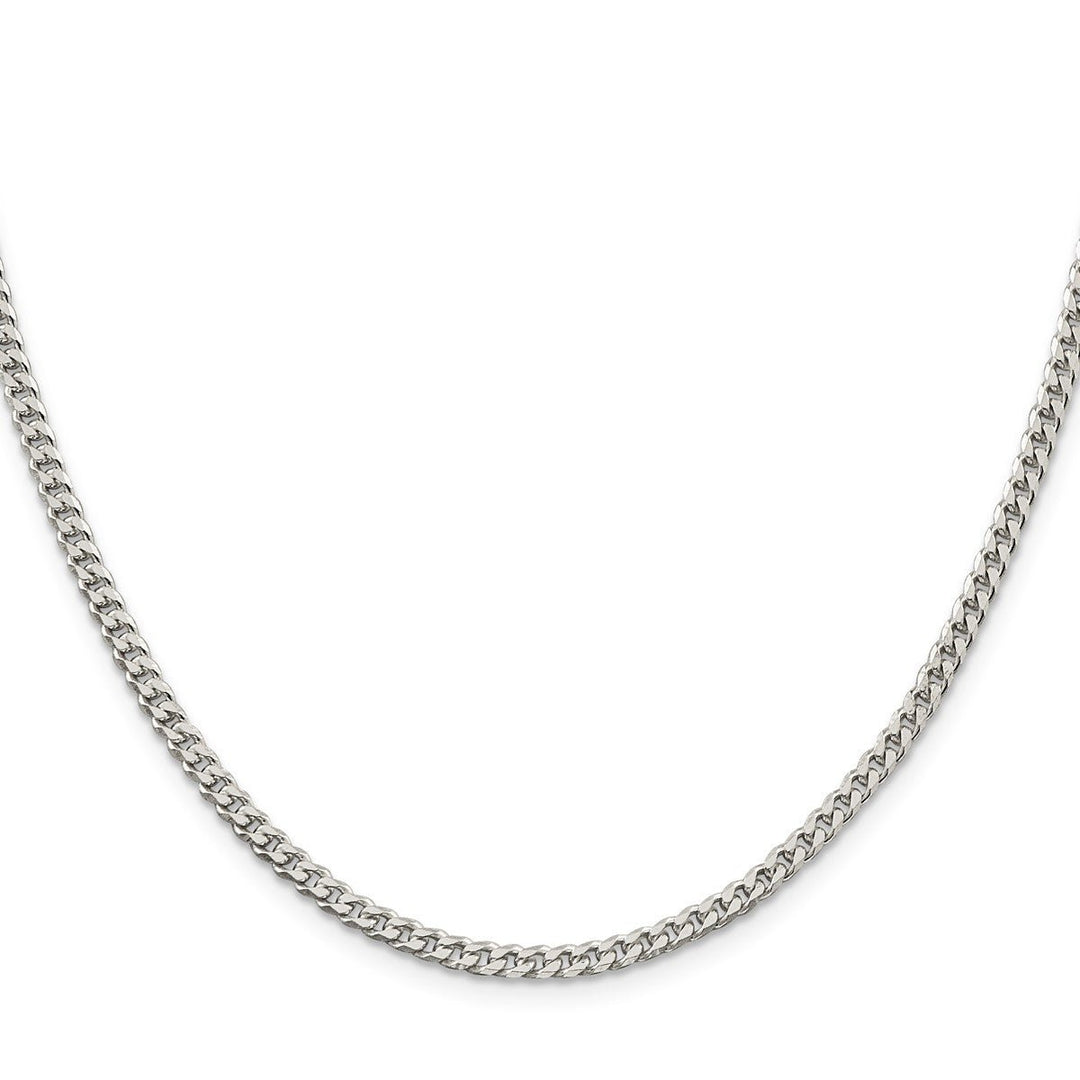 Sterling Silver 3.15mm Curb Necklaces, 18