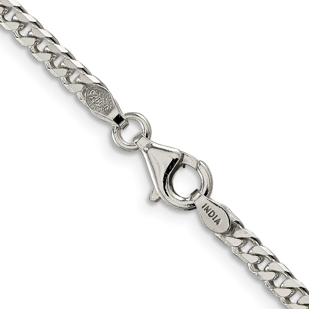 Sterling Silver 3.15mm Curb Necklaces, 18