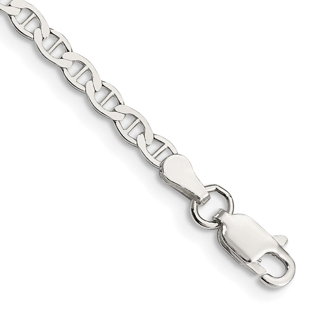 Sterling Silver 3.1mm Anchor Chain, 7"