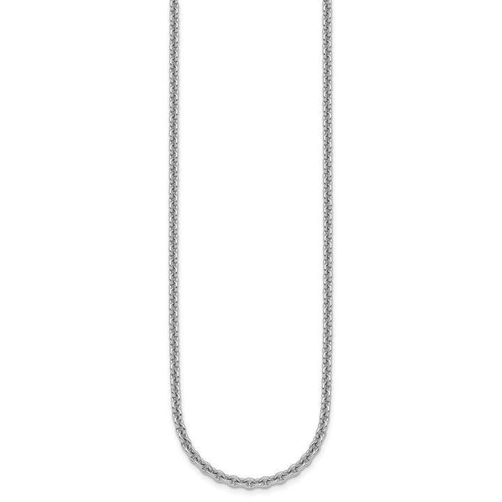 Sterling Silver 3.1mm Rolo Chain, 16" - Chain - Design Jewellers Edmonton