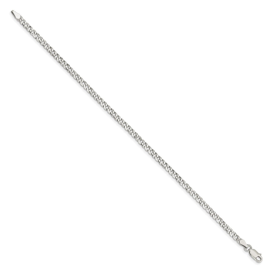 Sterling Silver 3.2mm Curb Bracelets, 7