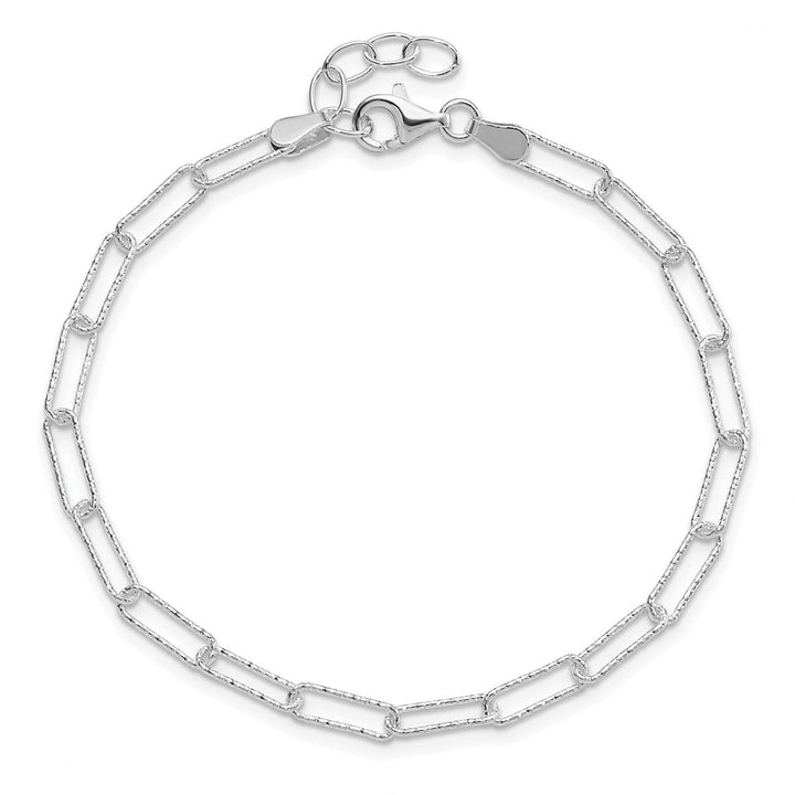 Sterling Silver 3.33mm Paperclip Bracelet, 7.25" - Bracelet - Design Jewellers Edmonton