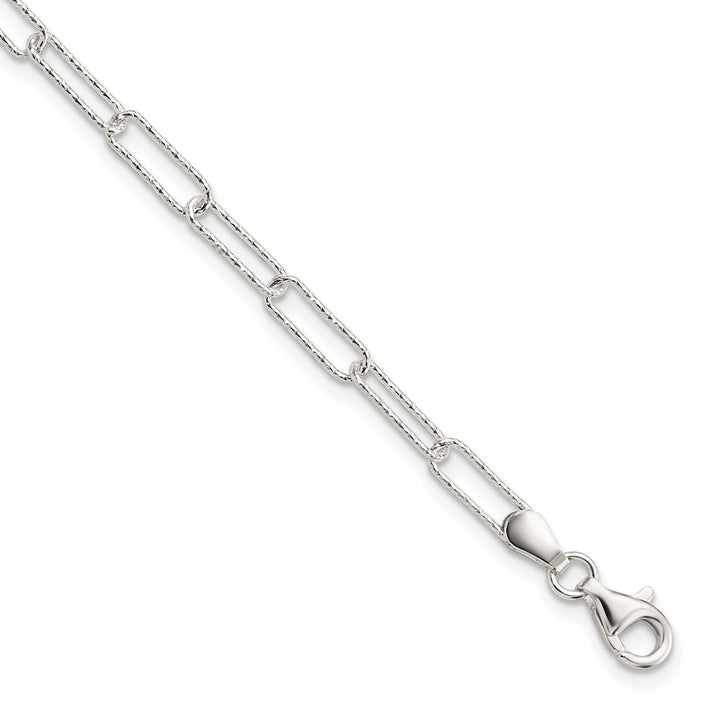 Sterling Silver 3.33mm Paperclip Bracelet, 7.25" - Bracelet - Design Jewellers Edmonton