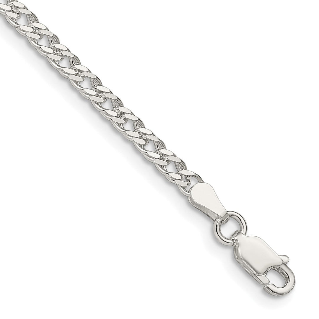 Sterling Silver 3.3mm Open Link Bracelets, 7"