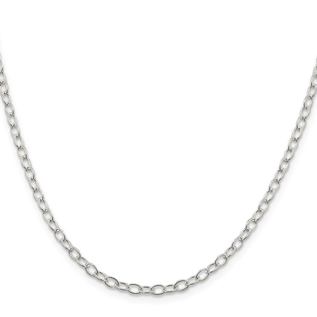 Sterling Silver 3.4mm Cable Necklaces, 16