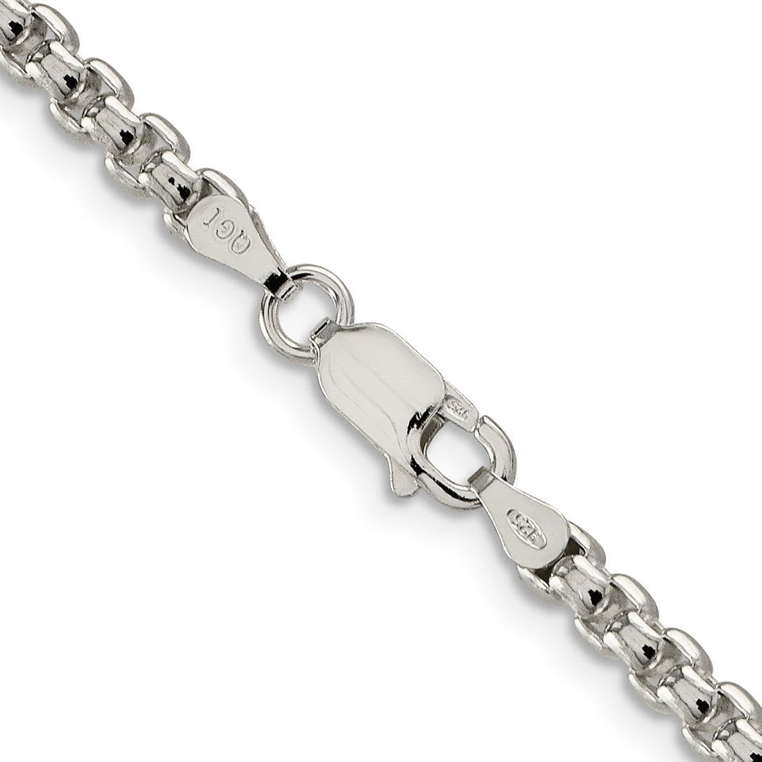 Sterling Silver 3.6mm Box Necklaces, 18