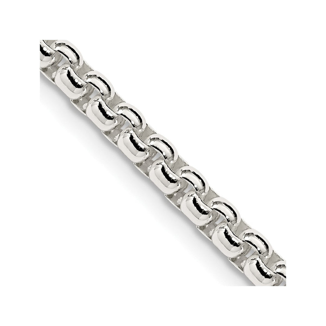 Sterling Silver 3.6mm Box Necklaces, 18"