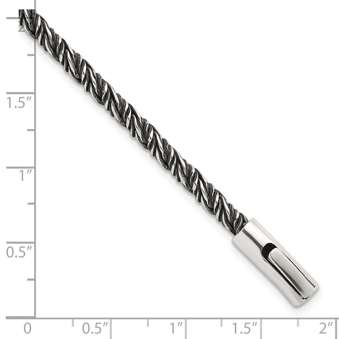 Sterling Silver 3.7mm Franco Bracelet, 8