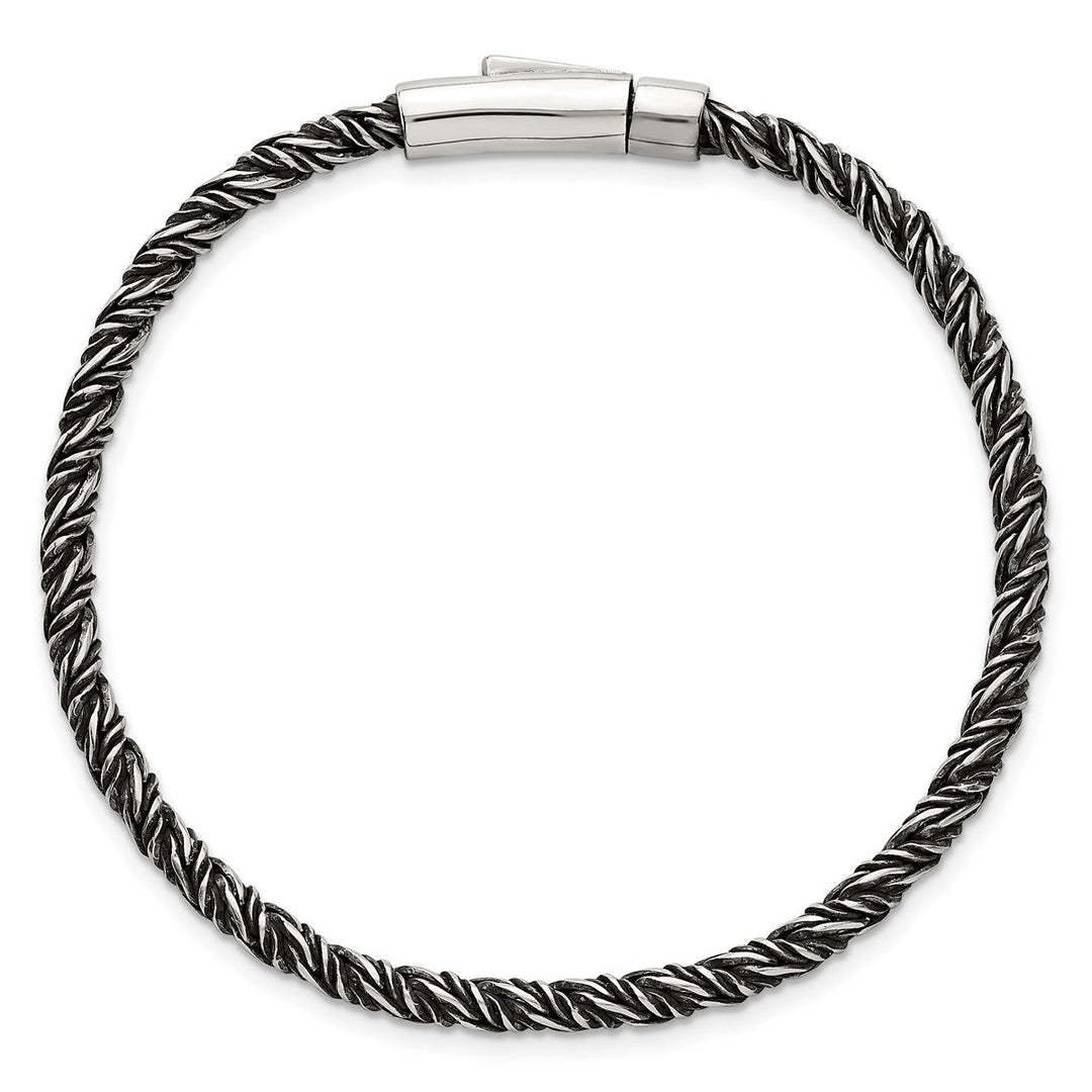 Sterling Silver 3.7mm Franco Bracelet, 8