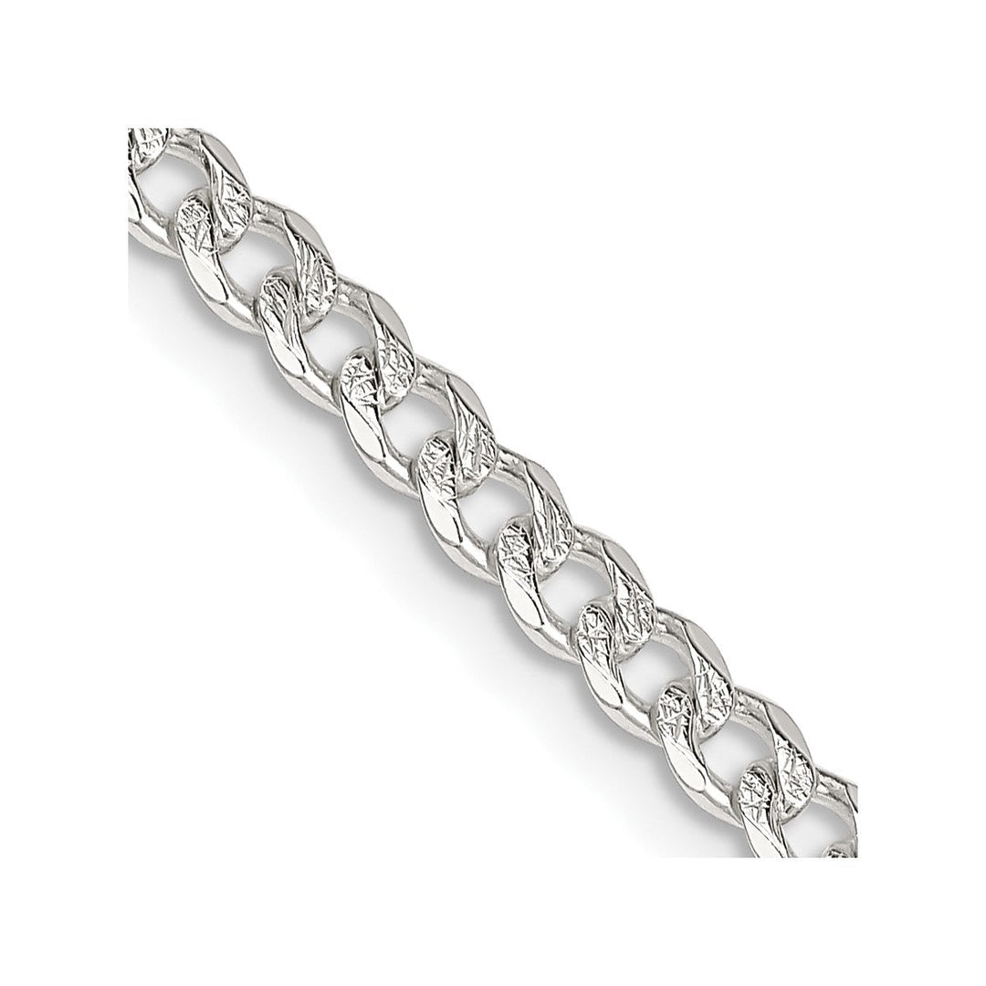 Sterling Silver 3.8mm Curb Necklaces, 16"