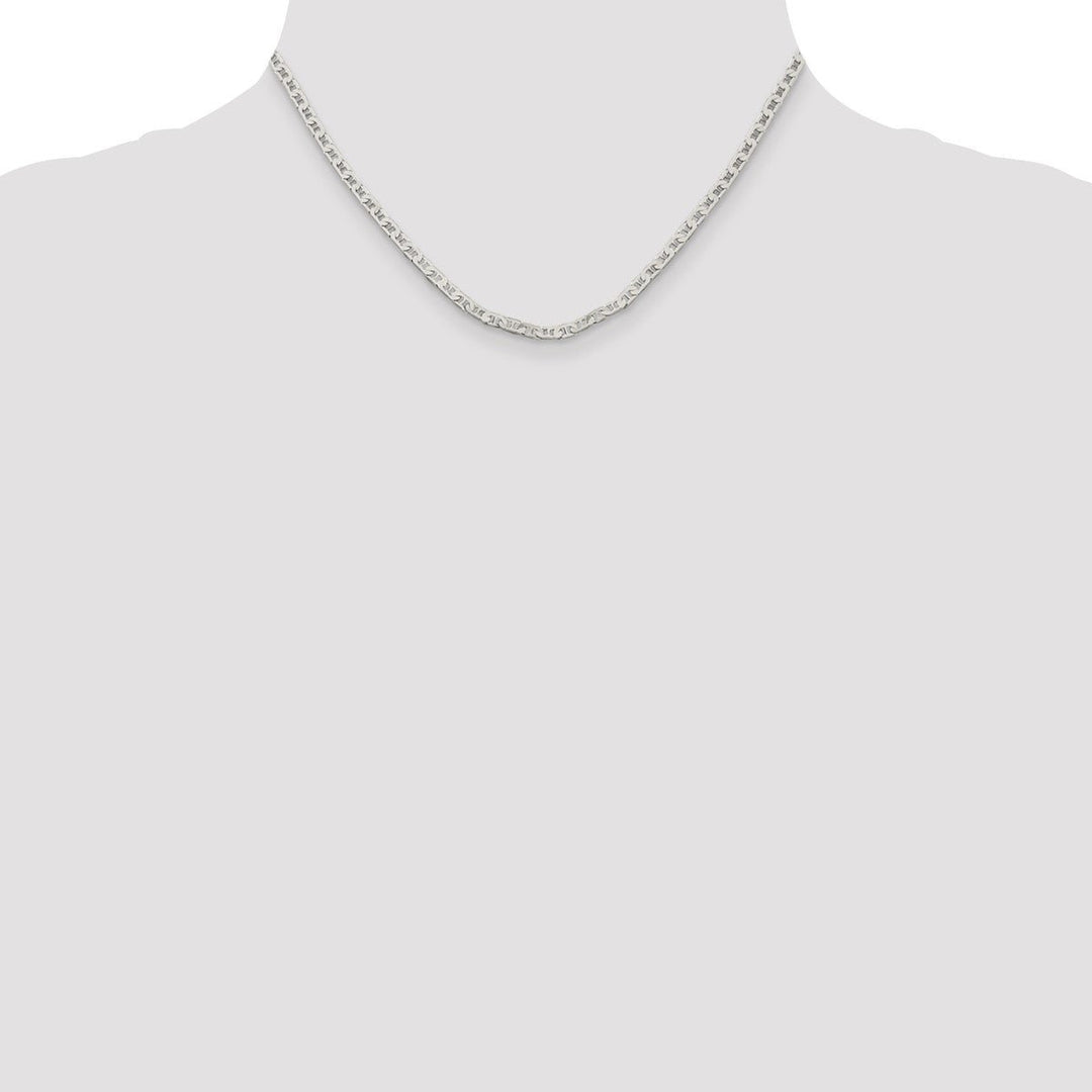 Sterling Silver 3mm Anchor Chain, 16