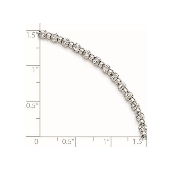 Sterling Silver 3mm Ball (Beaded) Anklet, 9" - Anklet - Design Jewellers Edmonton